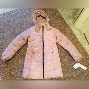 Madden Girl Puffer Jacket in Blush Pink